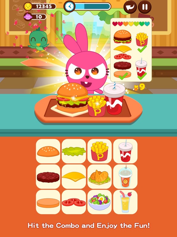I Love Burger! iPad screenshot 4 - Education app