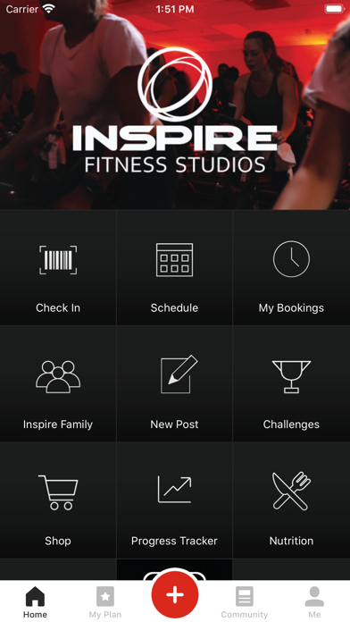 Inspire Fitness Studios Screenshot