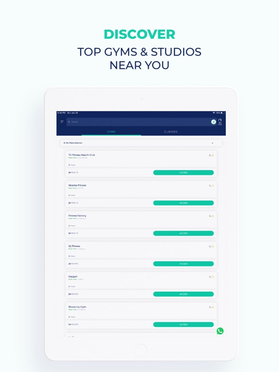 Inggez | On Demand Fitness iPad screenshot 1 - Health & Fitness app