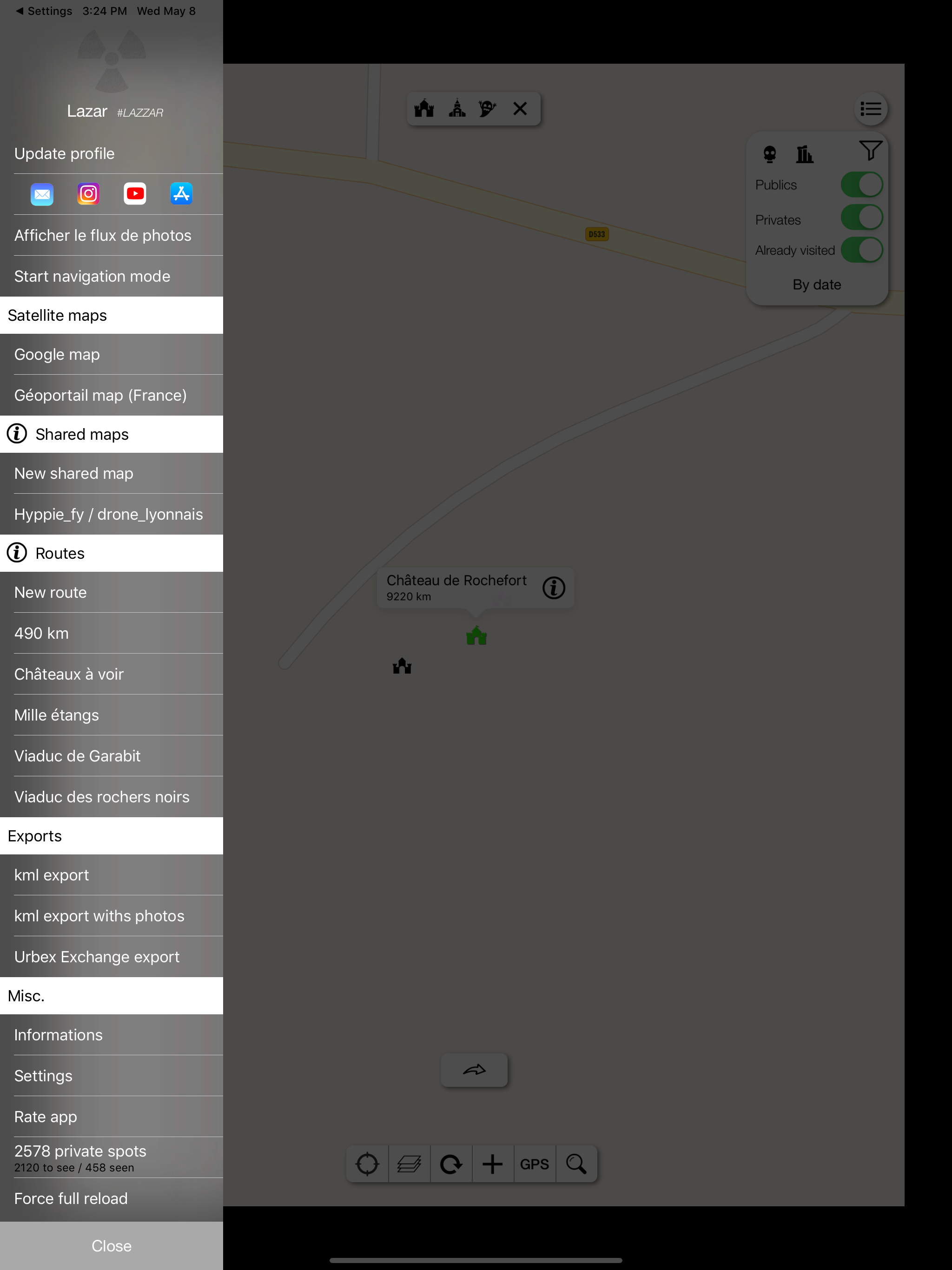 Urbex and Monument Explorer screenshot 8