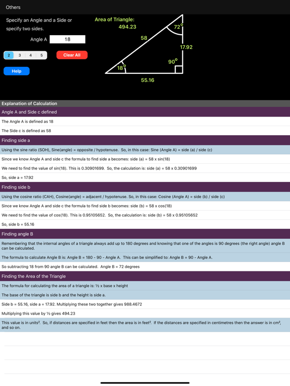 Angles Calculatorのおすすめ画像1