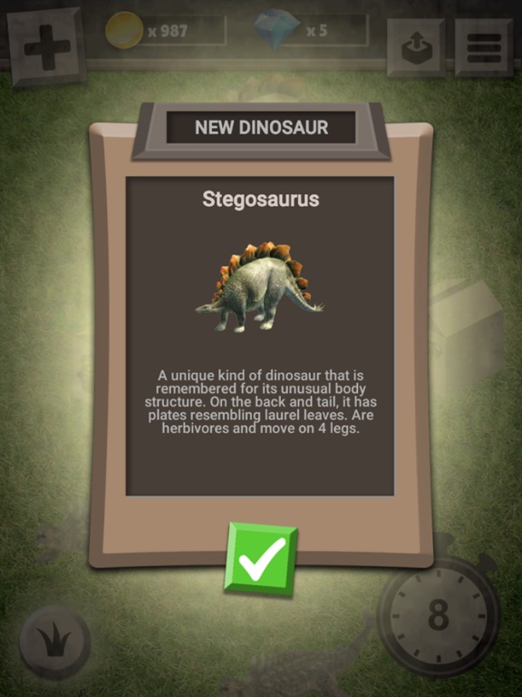 Screenshot #5 pour Unknown planet: Dino evolution