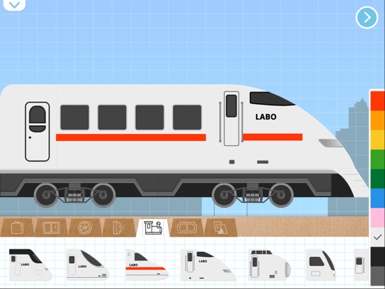 Labo Bakstenen trein (Vol) iPad app afbeelding 6