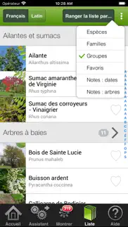 arbres et arbustes en poche iPhone Captures Décran 4