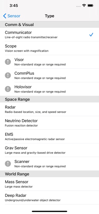Screenshot of Adventure Class Ships