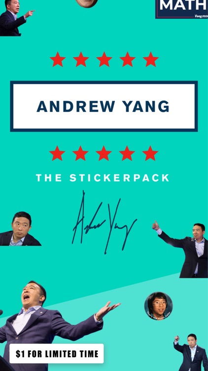 Yang Gang Stickers - Andrew Y.