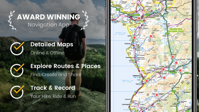 OutDoors GPS – Offline OS Mapsのおすすめ画像1