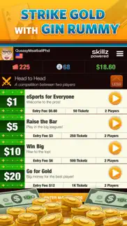 gin rummy gold - win prizes! iphone screenshot 4