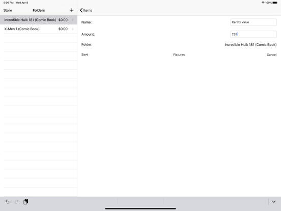App screenshot