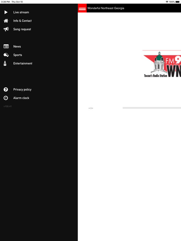 WNEG Radio iPad screenshot 2 - Music app