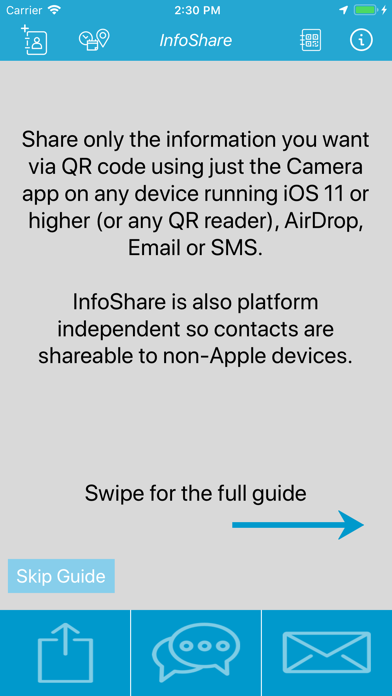 Screenshot #1 pour Info Share: QR Code Generator