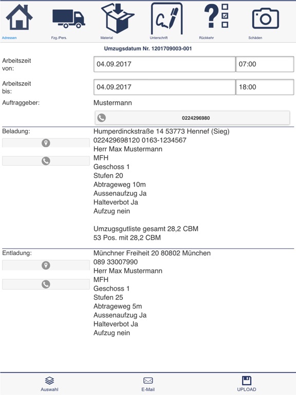 Screenshot #4 pour Mobiler Arbeitsschein