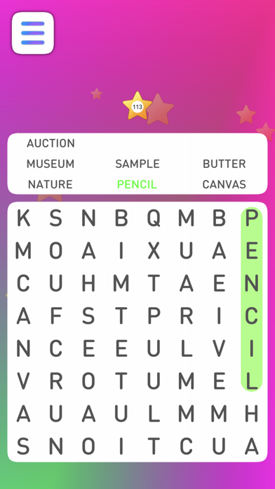 Find words: search words Screenshot