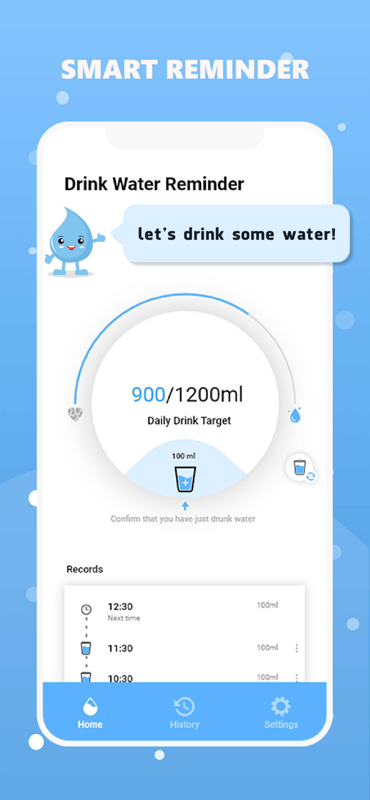 Drink water reminder