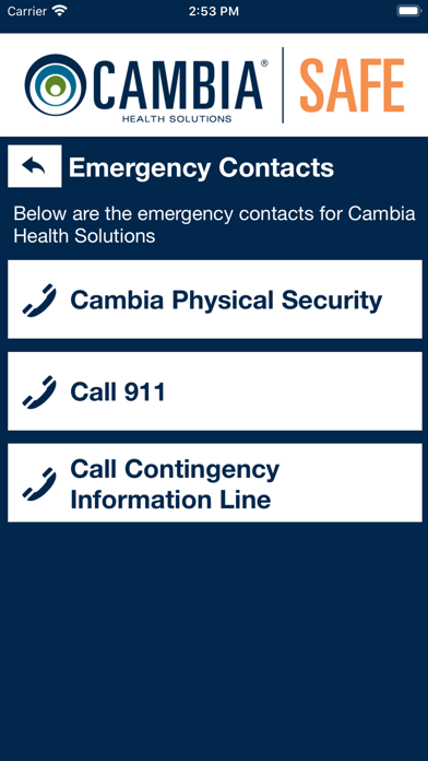 Cambia Safe Screenshot