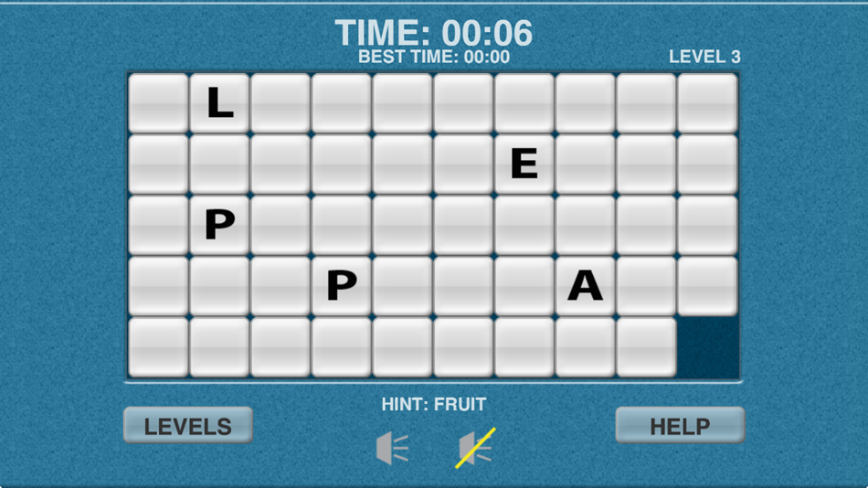 #2. Word Slide Puzzle (iOS) By: Mike Hempfling