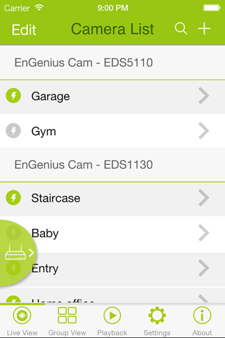 EnViewer by EnGenius - náhled