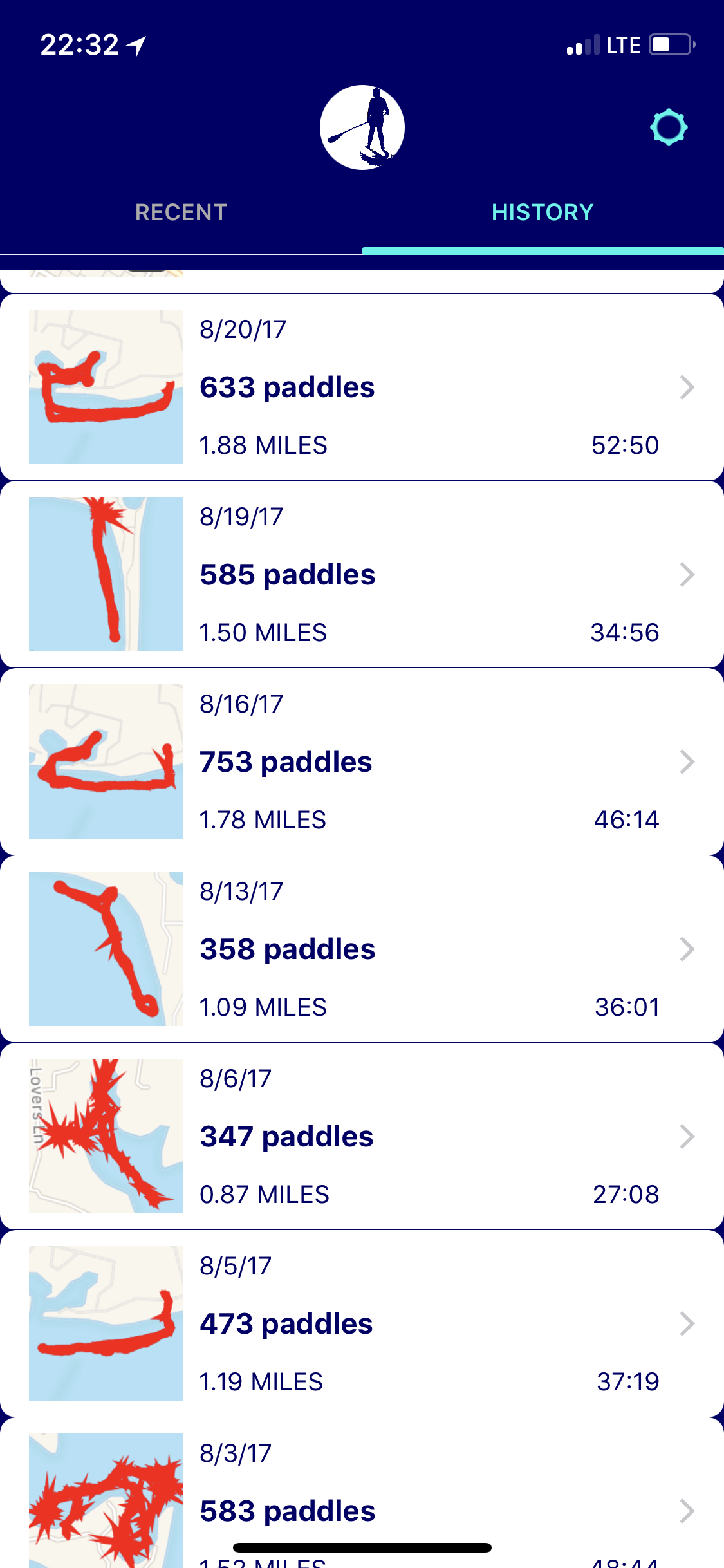 Paddlz: Paddle Fitness Tracker