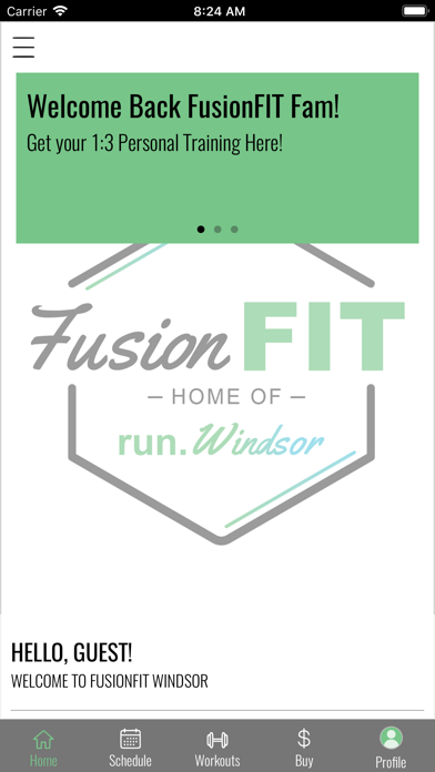 FusionFIT Windsor screenshot 2