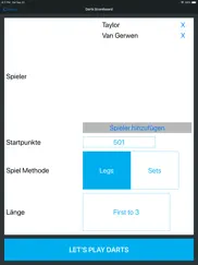 darts scoreboard ipad bildschirmfoto 2