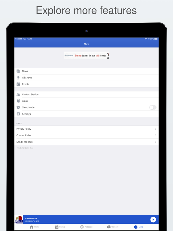KMMO AM/FM iPad screenshot 6 - Music app