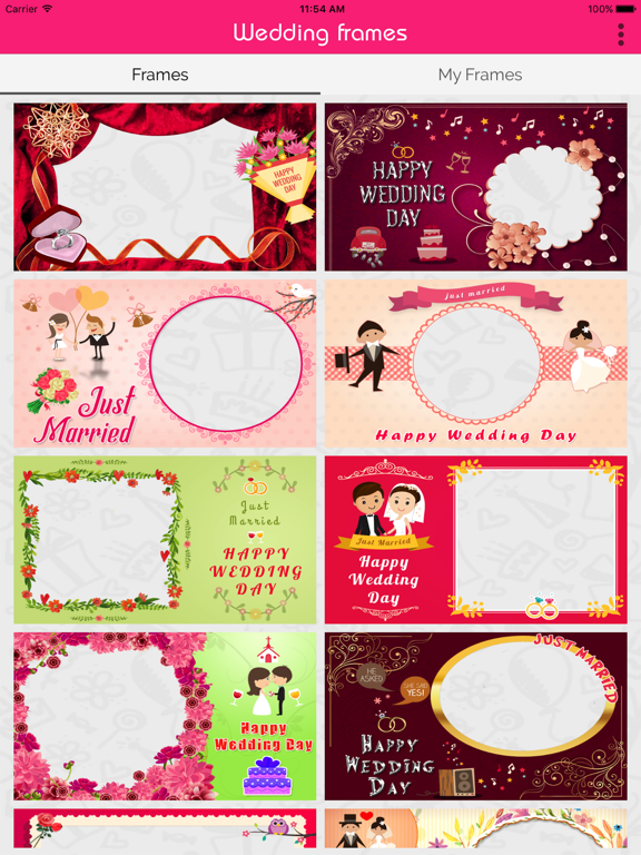 Screenshot #4 pour Wedding Photos Frame