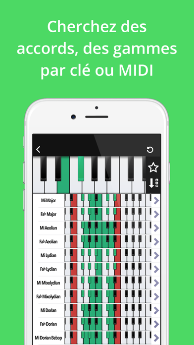 Screenshot #2 pour accords et des gammes PRO
