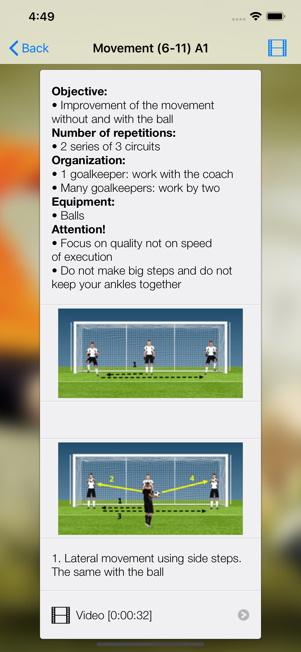 Goalkeeper Training