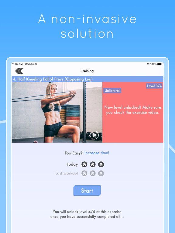 Diastasis Recti Fix iPad screenshot 5 - Health & Fitness app