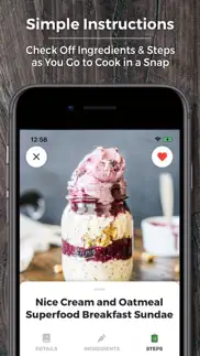 ingredients: healthy recipes iphone screenshot 2