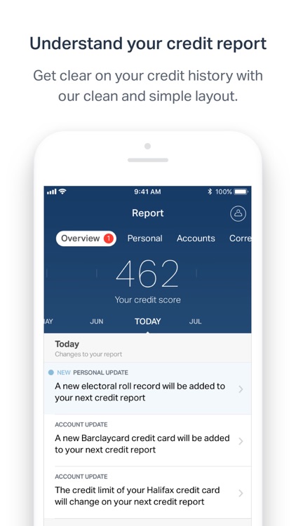 ClearScore - credit tracker