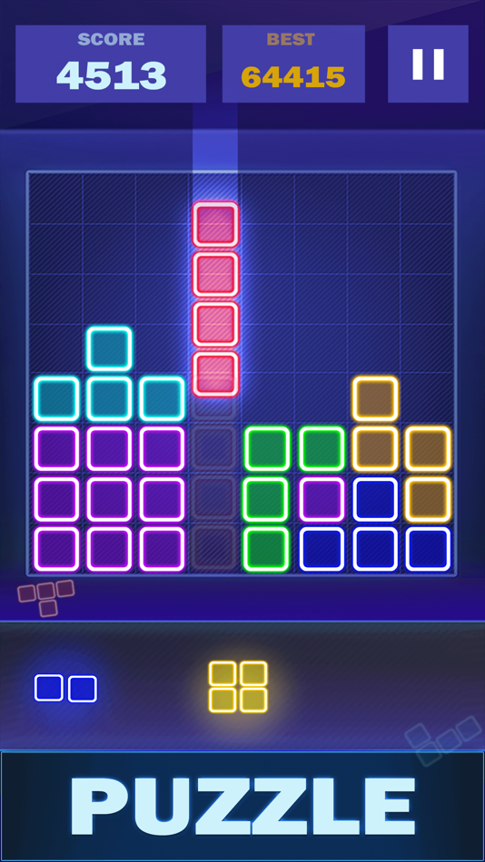 #1. Glow Block Puzzle Legend (iOS) By: 冰星 余