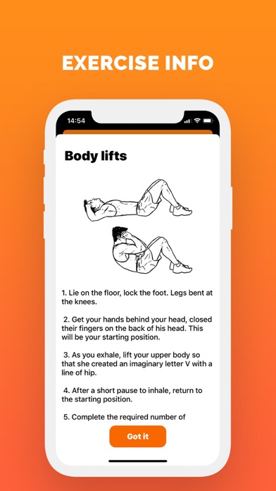 Six pack (30 days) Screenshot