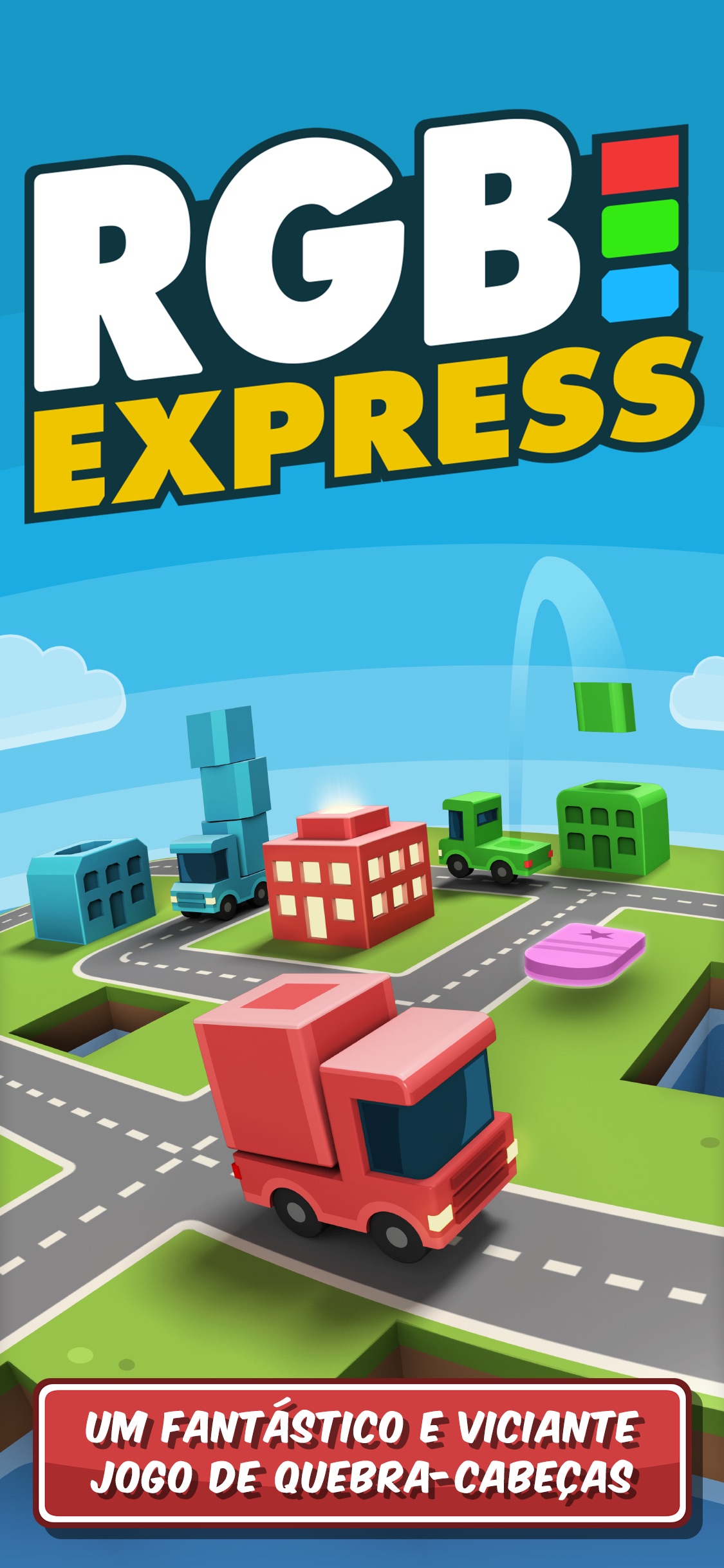 Screenshot do app RGB Express