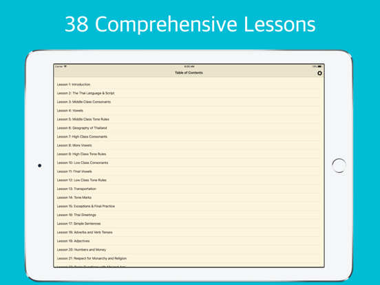 Pocket Thai Master iPad screenshot 6 - Education app