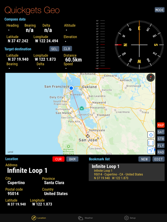 Screenshot #4 pour Quickgets Geo: geodata widgets