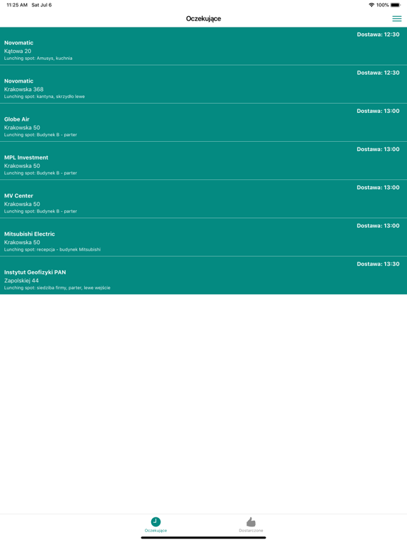 Screenshot #5 pour Kurier Lunching