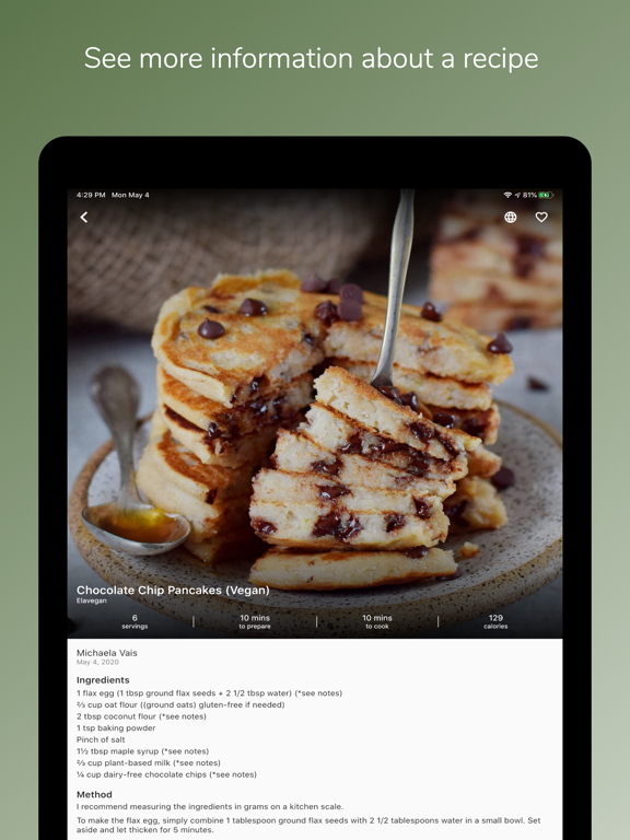 Herbimore iPad screenshot 6 - Food & Drink app