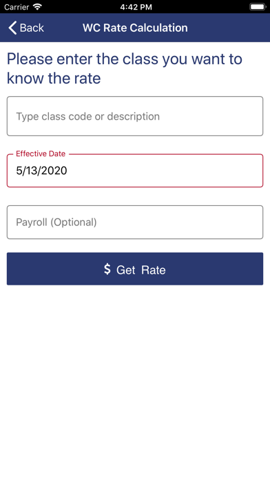 App screenshot