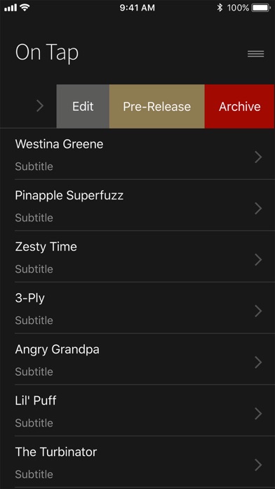 Screenshot #3 pour Brew Menu