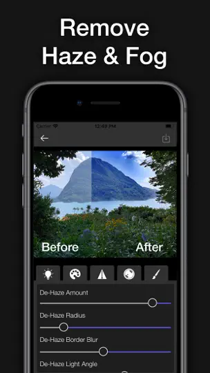 Скриншот Light Suite - RAW Photo Editor на iPhone 5