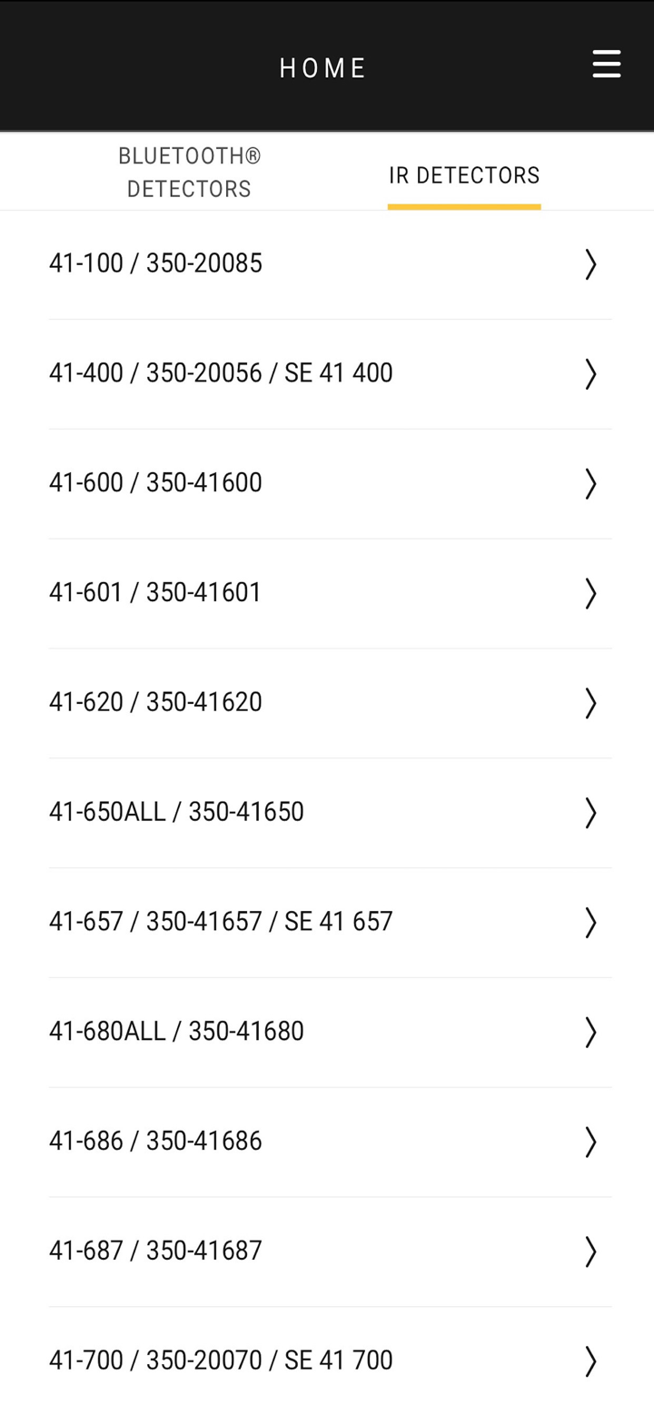 Niko detector tool IR screenshot 4