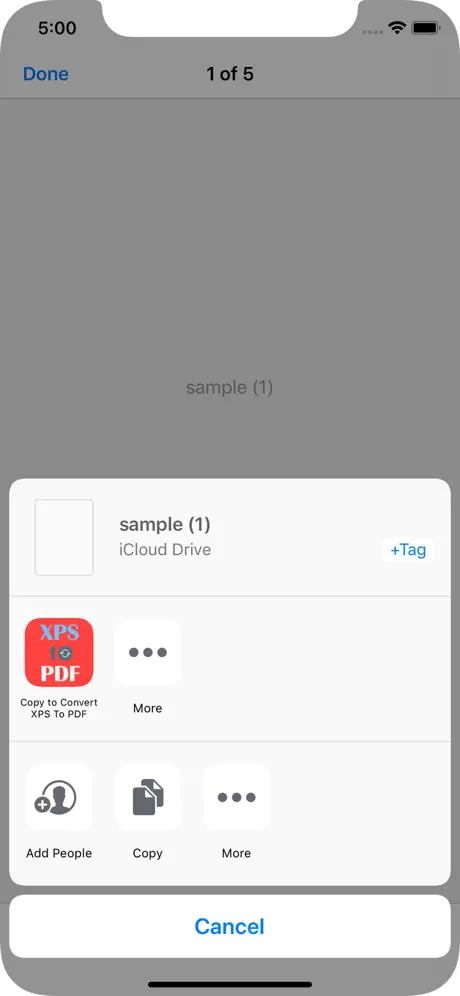 將XPS轉換為PDF