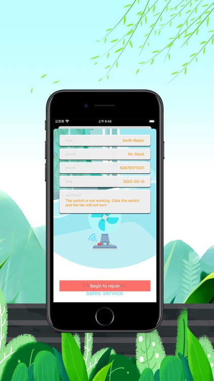 Maka Fan after-sales service