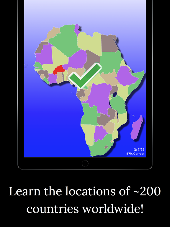 Screenshot #4 pour World Map Challenge! Edu Ed.