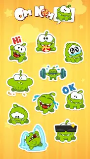 om nom stickers iphone screenshot 3