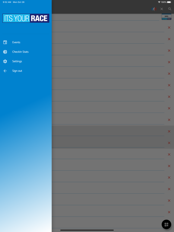 IYR CheckIn App iPad screenshot 5 - Health & Fitness app