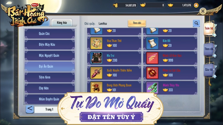 Bát Hoang Lãnh Chủ Mobile screenshot-5