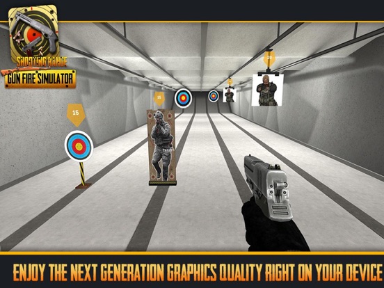 Screenshot #5 pour Shooting Range Gun Simulator