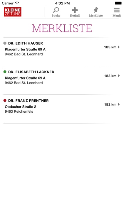 Ärzteführer Kärnten screenshot-4